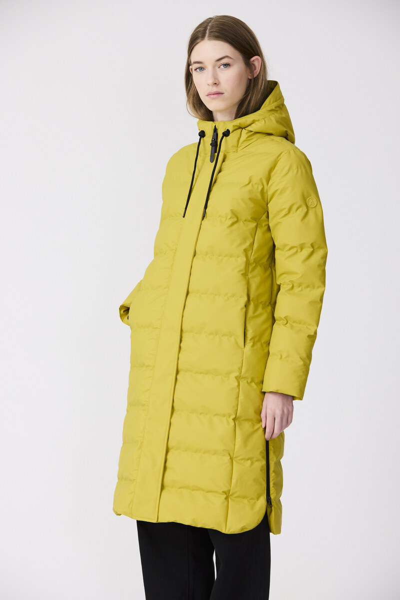 ABRIGO PUDDLE COLOR MOSTAZA